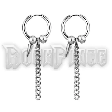 Hoop with Cone and Chain - fülbevaló /1 db