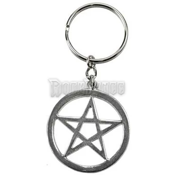 ÁLLÓ PENTAGRAM - ROCK STYLE KEYRING - 053 - KULCSTARTÓ