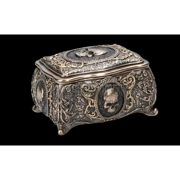 Skull Brooch Trinket Box - ÉKSZERES DOBOZ - 708-7697