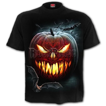 CARVING DEATH - Front Print T-Shirt Black - T197M121