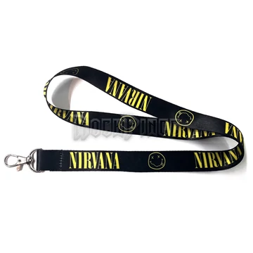 Nirvana - Smiley - passztartó / kulcstartó