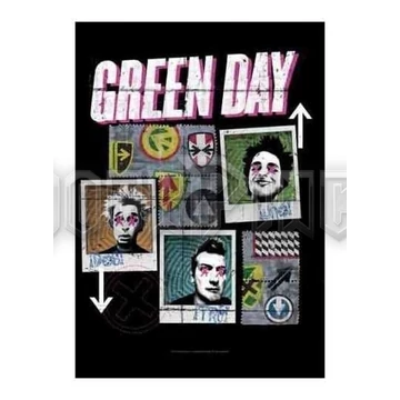 Green Day - poszterzászló - POS1129