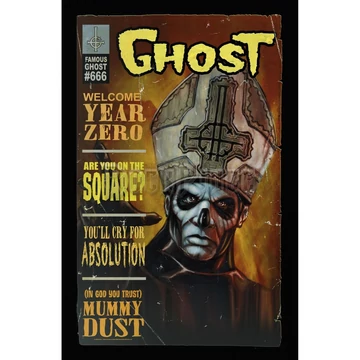 Ghost: Magazine - Textil poszter / Zászló - TP267