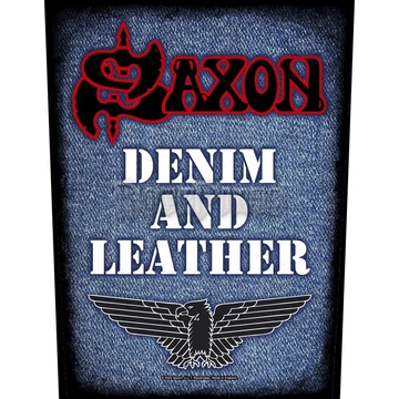 Saxon - Denim &amp; Leather - Hátfelvarró - BP1161
