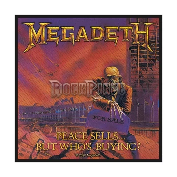 Megadeth - Peace Sells - kisfelvarró - SP3150