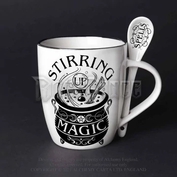 Alchemy - Stirring up Magic - bögre és kiskanál szett ALMUG22