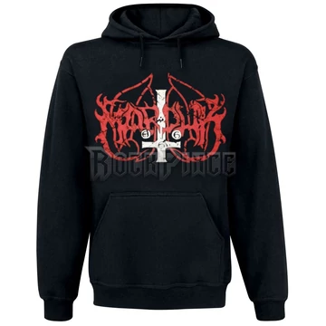 MARDUK - RED LOGO - KAPUCNIS PULÓVER