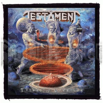 TESTAMENT - Titans Of Creation (95x95) - kisfelvarró HKF-0842