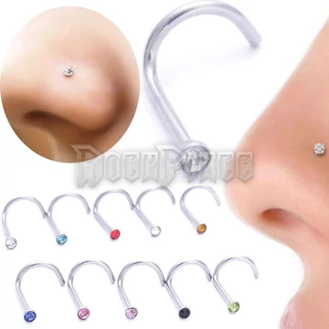 Nose Screw with Gem - orrpiercing