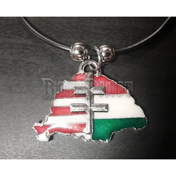Nagy-Magyarország kettős kereszttel - nyaklánc