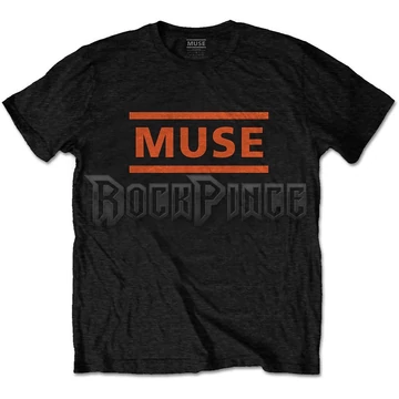 Muse - Orange Logo - unisex póló - MUSETS01MOB