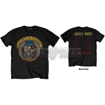 Guns N' Roses - Skull Circle - unisex póló - GNRTS67MB