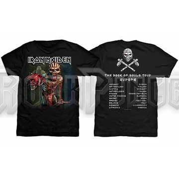 Iron Maiden - The Book of Souls European Tour V.1 - Unisex Póló - IMTEE50MB