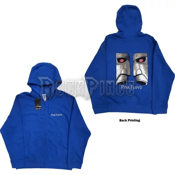 Pink Floyd - Metal Heads Close Up - unisex cipzáras kapucnis pulóver - PFZHD121MBL