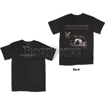Joy Division - A Means To An End - Unisex Póló - JDTS06MB