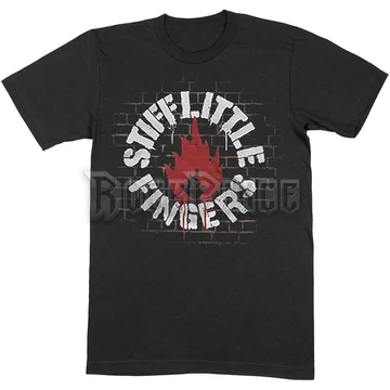 Stiff Little Fingers - Wall - Unisex Póló - SLFTS01MB