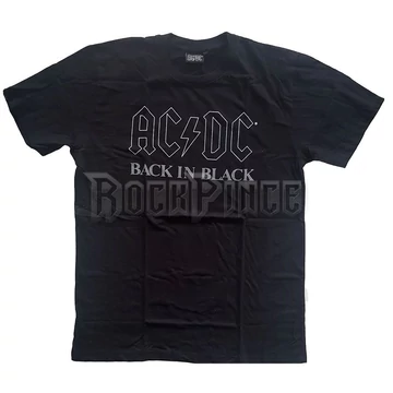 AC/DC - Back In Black - Unisex Póló - ACDCTS82MB