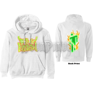 Billie Eilish - Airbrush Flames Blohsh - unisex kapucnis pulóver - BILLIEHD10MW