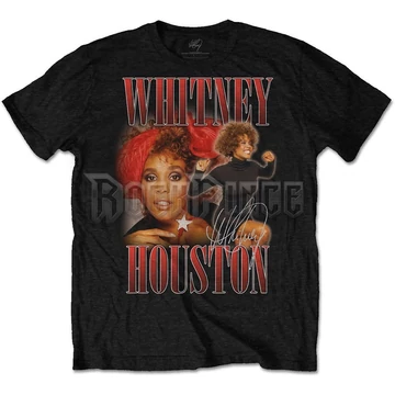 Whitney Houston - 90s Homage - Unisex Póló - WHITTS02MB