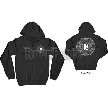 Five Finger Death Punch - F8 World Tour 2020 - unisex cipzáras kapucnis pulóver - FFDPHOOD32MB