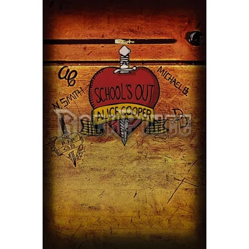 Alice Cooper: Schools Out - Textil poszter / Zászló - TP237