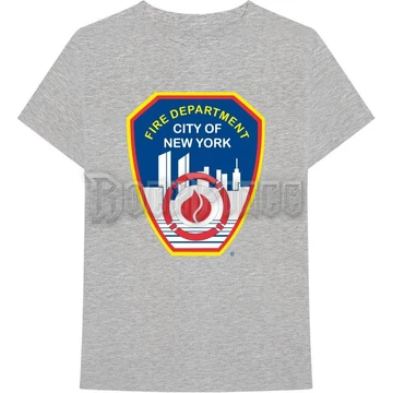New York City - Fire Dept. Badge - Unisex Póló - NYCTS04MG