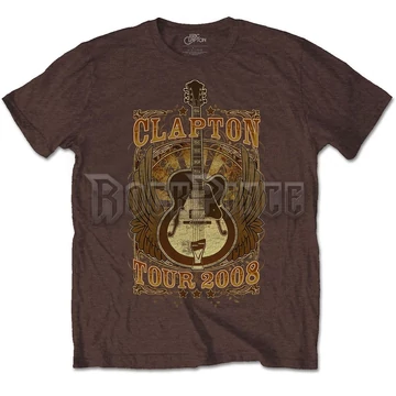 Eric Clapton - Tour 2008 - unisex póló - ERICTS04MBR