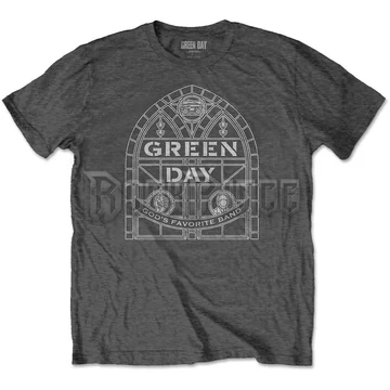 Green Day - Stained Glass Arch - Unisex Póló - GDTS34MC