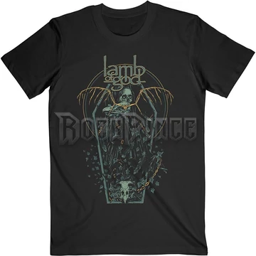 Lamb Of God - Coffin Kopia - unisex póló - LAMBTS07MB