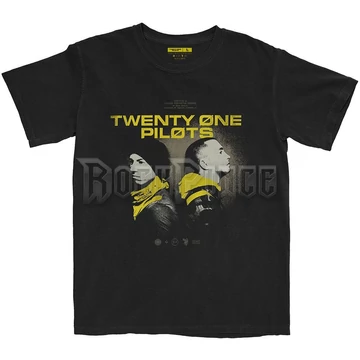 Twenty One Pilots - Back To Back - Unisex Póló - TOPTS02MB
