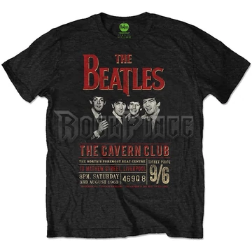 The Beatles - Cavern &#039;63 - unisex póló (környezetbarát) - BEATECOTS01MB