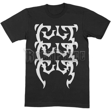 The Cult - Repeating Logo - unisex póló - CULTTS03MB - TDM