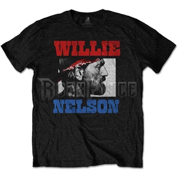 Willie Nelson - Stare - Unisex Póló - WNTS05MB