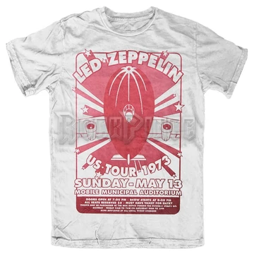 Led Zeppelin - Mobile Municipal - Unisex Póló - LZTS25MW