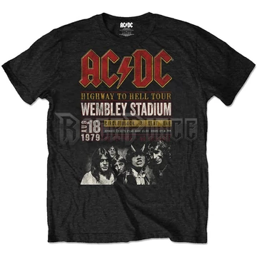 AC/DC - Wembley '79 - Unisex Póló - ACDCECOTS01MB
