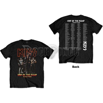 KISS - End Of The Road Tour - Unisex Póló - KISSTS33MB