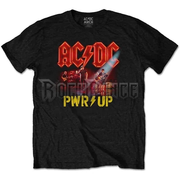 AC/DC - Neon Live - Unisex Póló - ACDCTS85MB