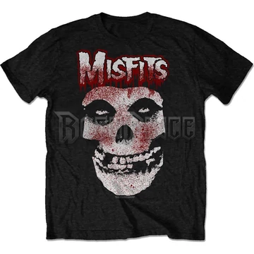 Misfits - Blood Drip Skull - unisex póló - MISTS05MB / MISTSP05MB