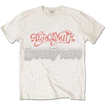 Aerosmith - Classic Logo - Unisex Póló - AEROTS09MNAT