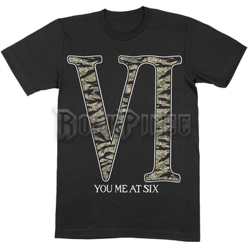You Me At Six - Camo VI - Unisex Póló - YMASTS04MB