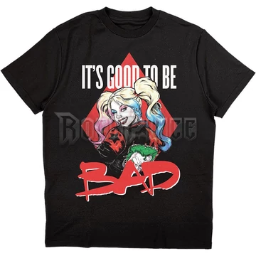 DC Comics - Harley Quinn Good To Be Bad - Unisex Póló - HQTS01MB
