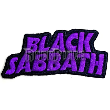 Black Sabbath - Cut Out Wavy Logo - kisfelvarró - BSPAT04 / SPR3220