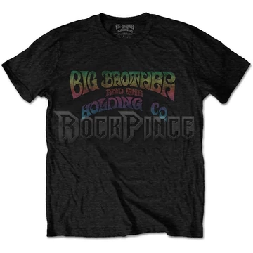 Big Brother &amp; The Holding Company - Vintage Logo - Unisex Póló - BBHCTS02MB