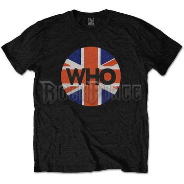 The Who - Union Jack Circle - unisex póló - WHOTEE40MB