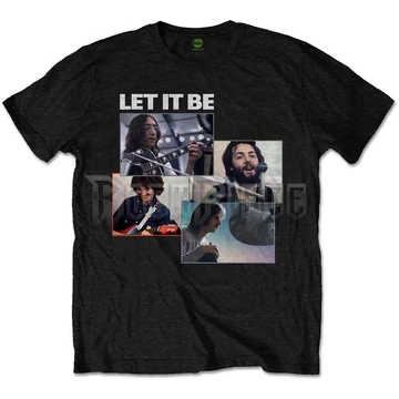 The Beatles - Let It Be Recording Shots - unisex póló - BEATTEE409MB