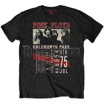 Pink Floyd - Knebworth &#039;75 - unisex póló (környezetbarát) - PFECOTS02MB