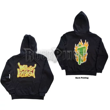 Billie Eilish - Airbrush Flames Blohsh - unisex kapucnis pulóver - BILLIEHD10MDG