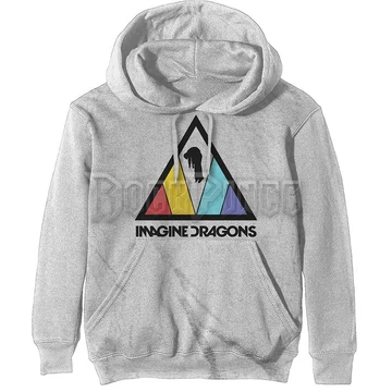 Imagine Dragons - Triangle Logo - unisex kapucnis pulóver - IMDRHD08MOW
