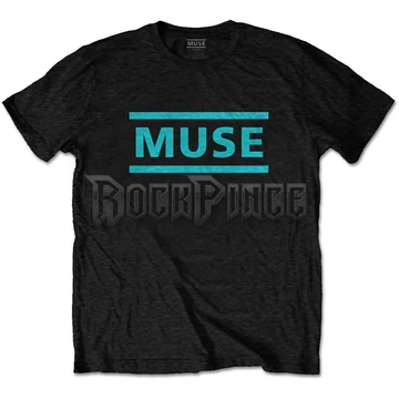 Muse - Light Blue Logo - unisex póló - MUSETS01MLBB