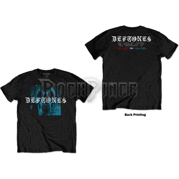 Deftones - Static Skull - Unisex Póló - DEFTTS06MB